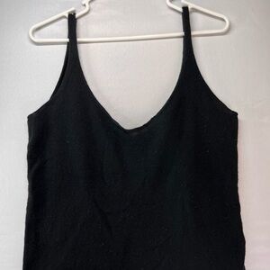 Vince Black Camisole‎ Sleeveless cashmere crop Top